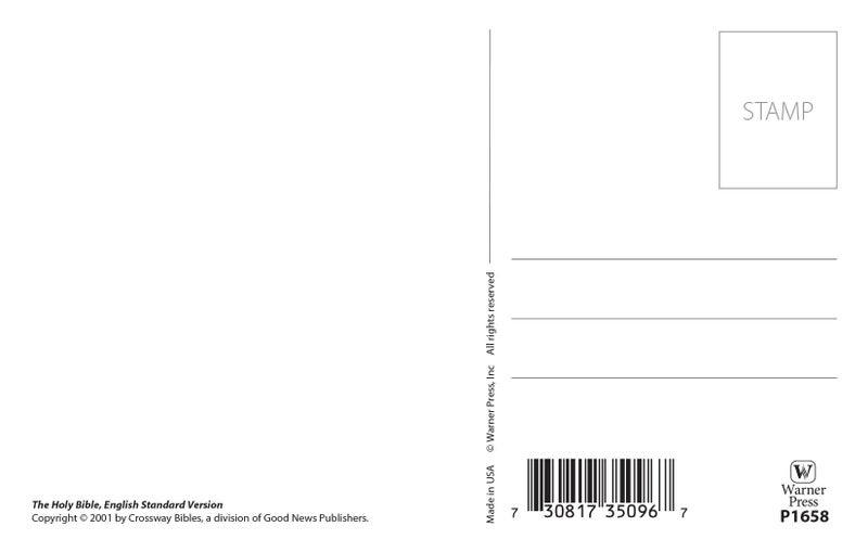 Packaged Postcards - Christian All Occasion Post Cards - This is the day the Lord has made - ESV Scripture - Package of 25